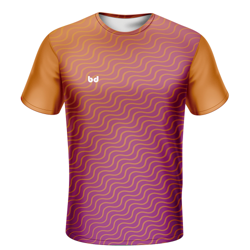 Camiseta de Atletismo Personalizada Waves