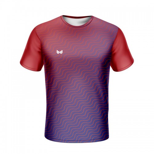 Camiseta de Atletismo Personalizada Waves