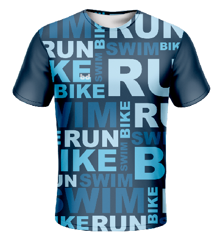 Camiseta de Atletismo Personalizada words