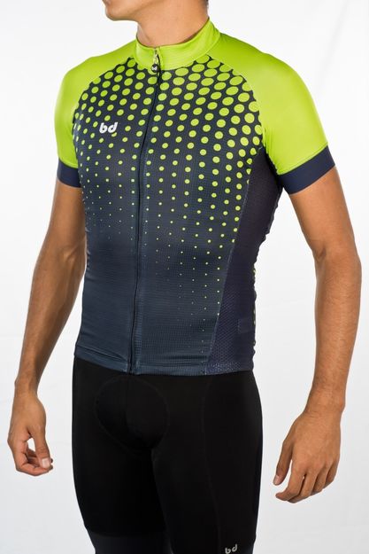 Jersey de ciclismo personalizado geo formas